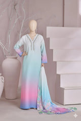 Imported Crepe Digital 3 Pcs Suit. SB1101