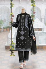 Heavy Embroidered Shirt & Trouser With Dupatta 3 pcs Stitched Suit - Eid Collection