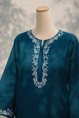 Azure Blossom Trendy 2 Pcs Stitched Suit - Eid Collection