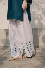 Azure Blossom Trendy 2 Pcs Stitched Suit - Eid Collection