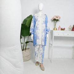 Premium Quality Digital Floral Printed Co Ord Set - Eid Collection