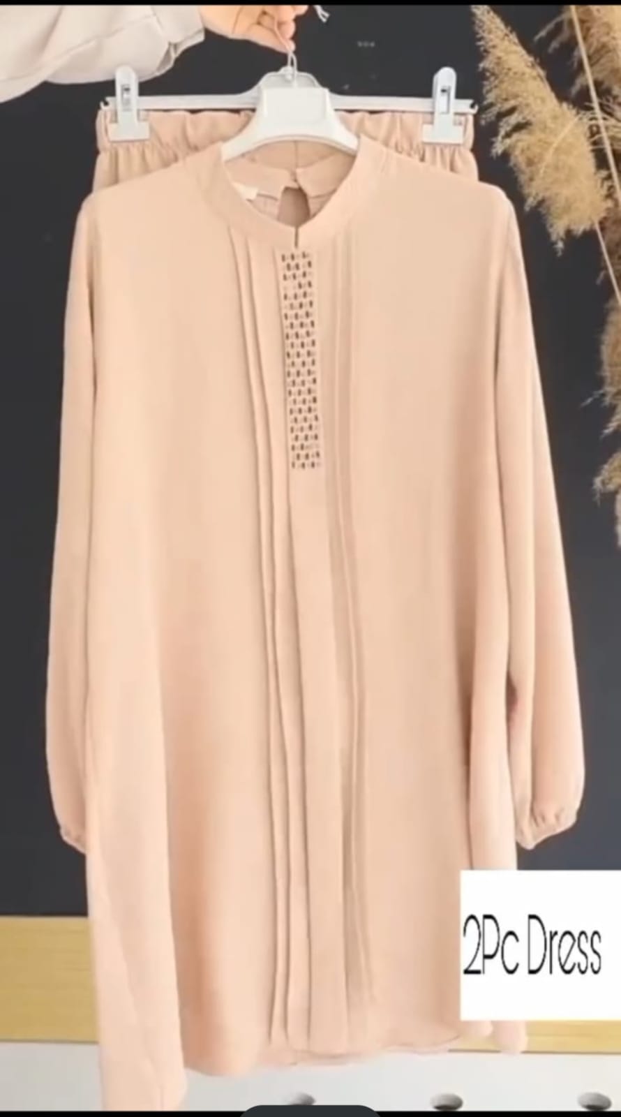 2-Pcs Co-Ord Set Dress Beautiful Design Ready To Wear For Women & Young Girl