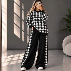 Arrow Printed Long Premium Quality Winter 2-Pcs Tracksuit For Her. WWTS-21 V2