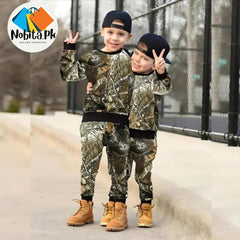 JUNGLE PRINTED SWEATSHIRT SET