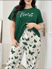Butter Fly Printed Nightsuit