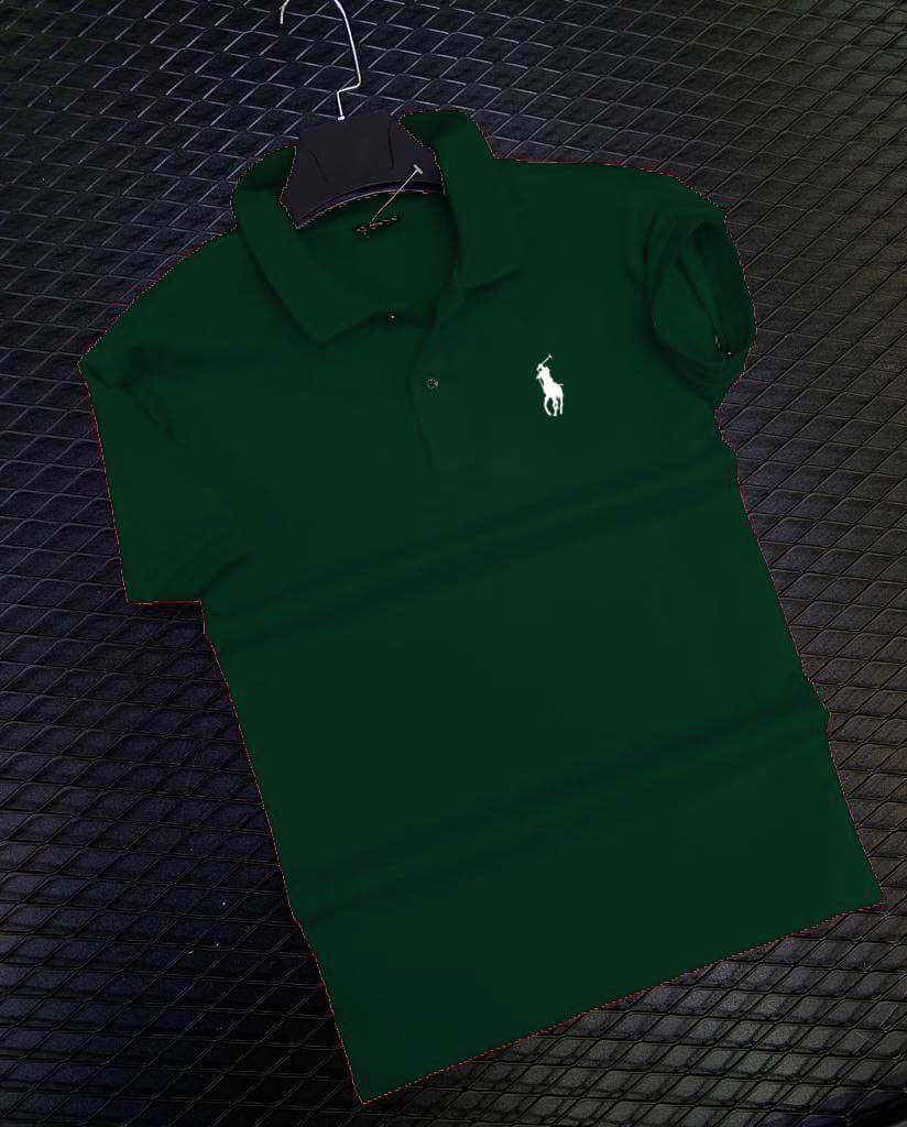 Collar Style Small Embroidery Logo Polo Tshirt.