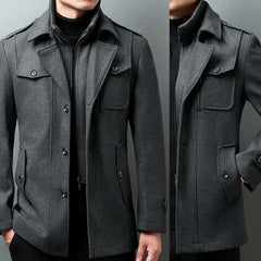 Arctix Casual Double-Neck Winter Casual Fleece Coat. MWJ-408 V2