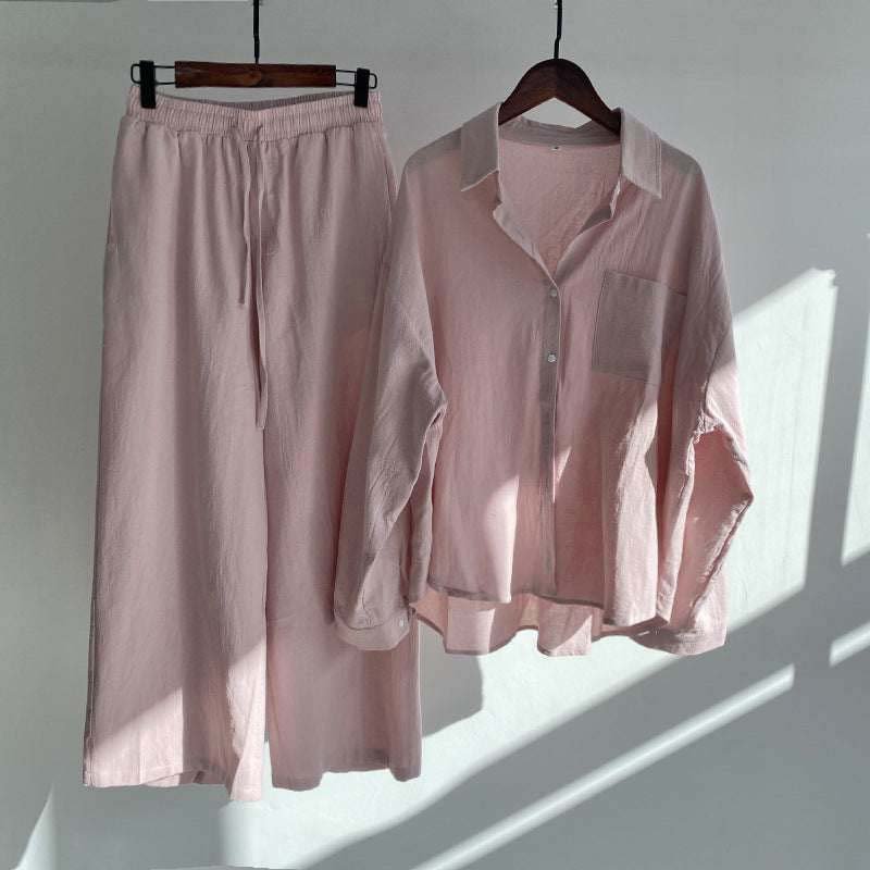 Western Shirt Style 2-Pcs Stiched Co-Ord Set.