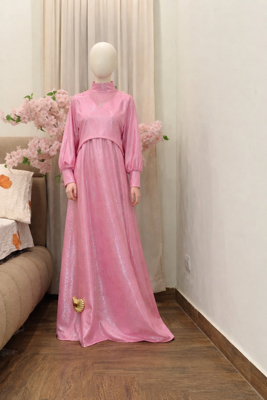 Moonlight Shimmer Cape & Maxi Set