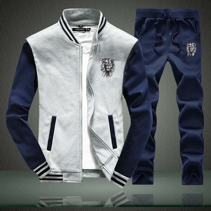RL Baseball Style 2-Pcs Winter Tracksuit D-4