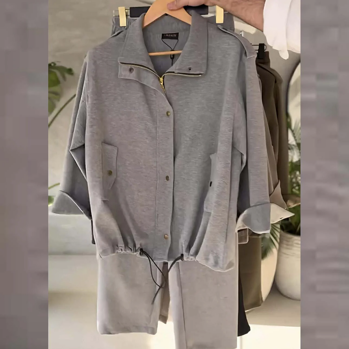 Bolenzo 6-Pocket Cargo Style 2-Pcs Winter Co-Ord Set. WWTS-59