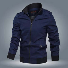 Moto Style Winter Zipper Jacket.