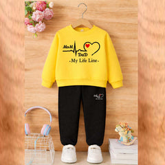 MD Life-Line Kids Sweat Style 2-Pcs Winter Tracksuit. KWTS-02