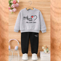 MD Life-Line Kids Sweat Style 2-Pcs Winter Tracksuit. KWTS-02