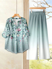 Tunic V Neck Co-Ord Set For Her. SB1103