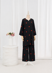 Flower-Petal Furshi Shalwar 2-Pcs Stitched Suit.